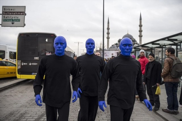 Blue Man Group, İstanbul, Eminönü