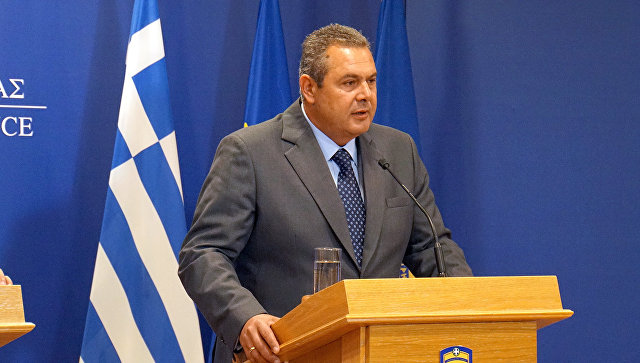 Министр Национальной обороны Греции Панос Камменос. Архивное фото