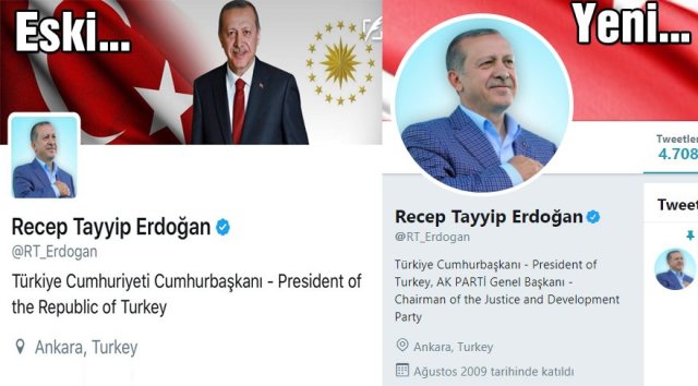 Erdoğan’ın titresinden ‘Cumhuriyet’i silmesine sosyal medyadan büyük tepki!