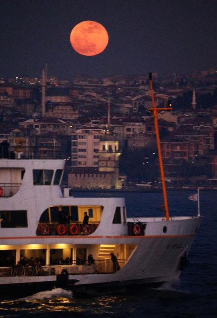 Tam ay tutulması 'Süper Ay' Türkiye'yi büyüledi! - İşte Süper Kanlı Mavi Ay Tutulması